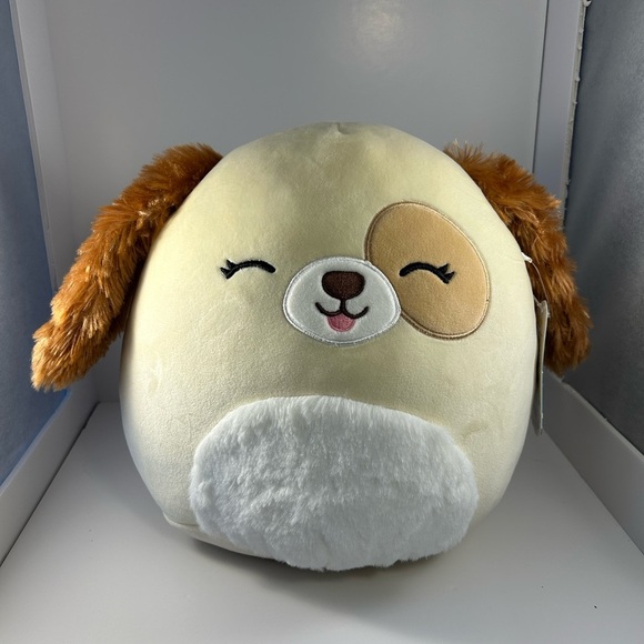 Squishmallows Harrison The Dog 8" Fuzzy Belly Plush - Picture 1 of 5
